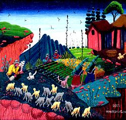Tigua Artist's impression of the area